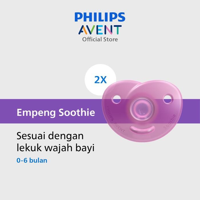 KIDmOms- Philips Avent Empeng Bayi / Soother Bayi Soothie Empeng Lembut Untuk Bayi Baru Lahir