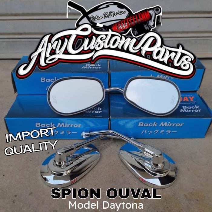 ORIGINAL spion Ouval cb 100 cb125 cb dream c70 gl 100 dll READY STOCK