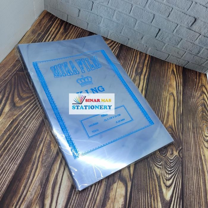 x1y5- Plastik Jilid Mika Film 0.10 Mm Mica Warna Folio F4 King Aks Aquarius