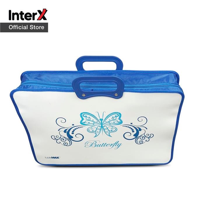 d29o- Foldermax Carry Bag Motif White Tas Arsip Serbaguna Folio (F4)