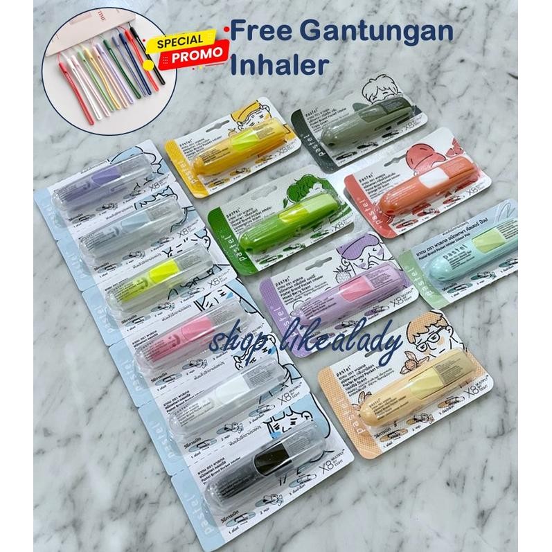 KJB Pastel Inhaler Translucent/Inhaler BamBam/Orange/vanila/mixberry