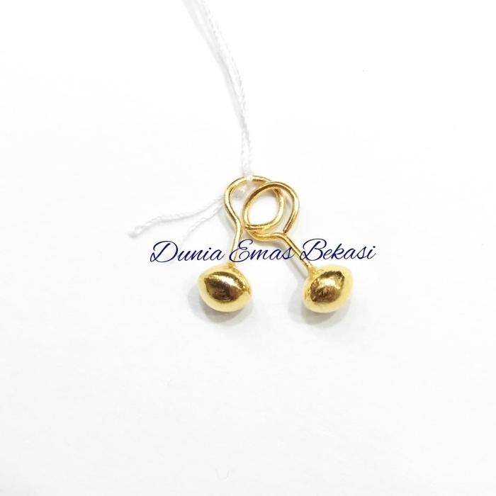 ahxj- Anting Toge Bayi 1/2 Gram Emas 24 Karat.