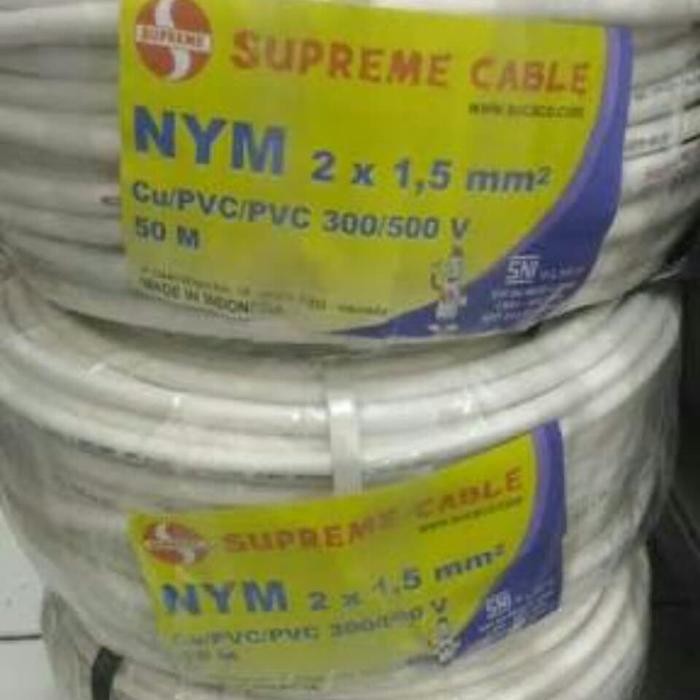 Kabel Suprime Nym 2X1.5 / Kabel Listrik Tunggal