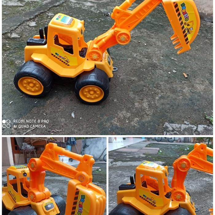 MAINAN MOBIL KERUK EXCAVATOR - MAINAN ANAK EDUKASI EXCAVATOR - MAINAN
