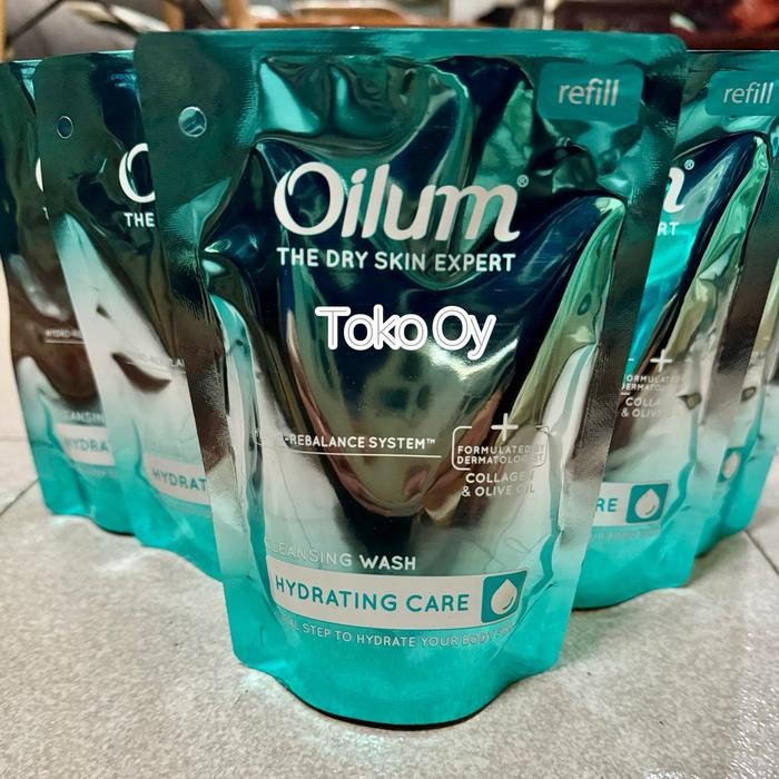 5ops- Oilum Hydrating Care Body Wash Refill Pouch - Sabun Mandi Cair Oilum Hydrating - Sabun