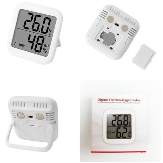 Termometer Hygrometer Ruangan Digital / Digital Thermometer Hygrometer