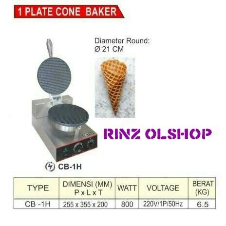 GETRA CONE BAKER CB-1H/ MESIN PENCETAK CORONG ES CREAM MURAH