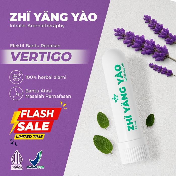 Zhi Yang Yao - Inhaler Vertigo Pusing Berputar Herbal Alami Aromaterapi
