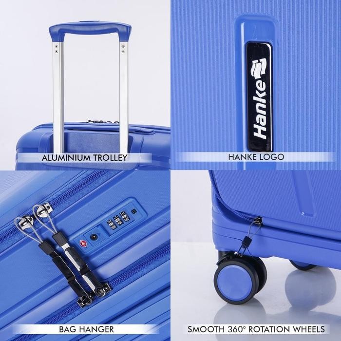 t01z- Hanke Koper Size Kabin Laptop & Pakaian Hk025