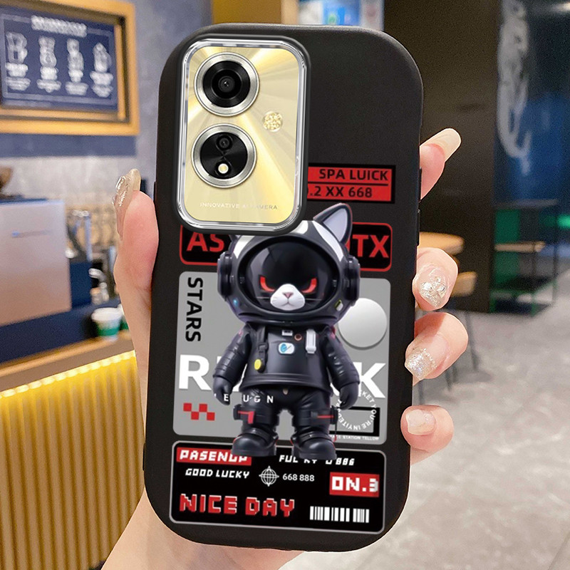 Casing Hp Untuk OPPO A59 F1s Case Casing Kucing Mesin HP Kasing bulat gemuk Cesing Silikon Softcase