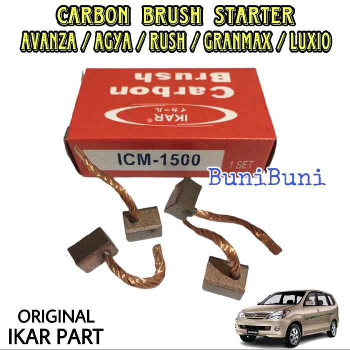 Jual Carbon Brush Starter Avanza (Icm 1500)- Kul Cool Arang Dinamo Stater Mobil Avanza Xenia Rush