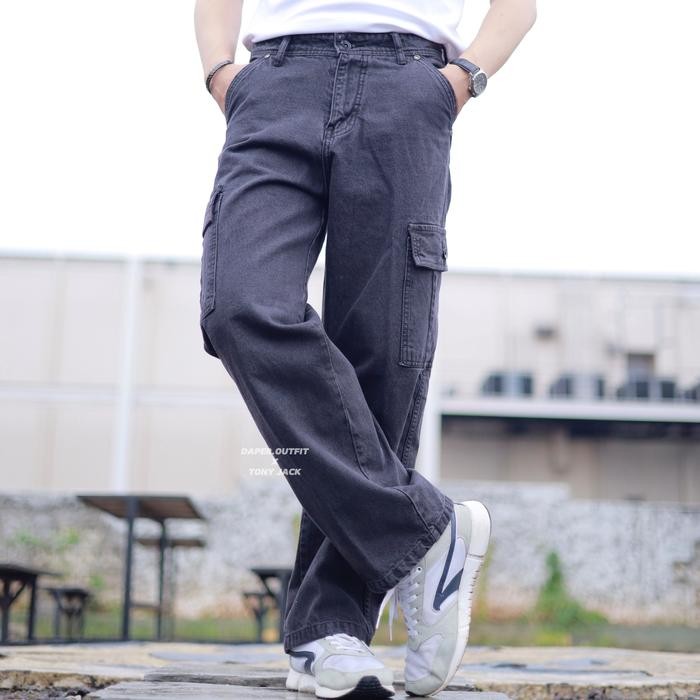 ftxr- Celana Cargo Jeans Tony Jack Premium Baggy Pants