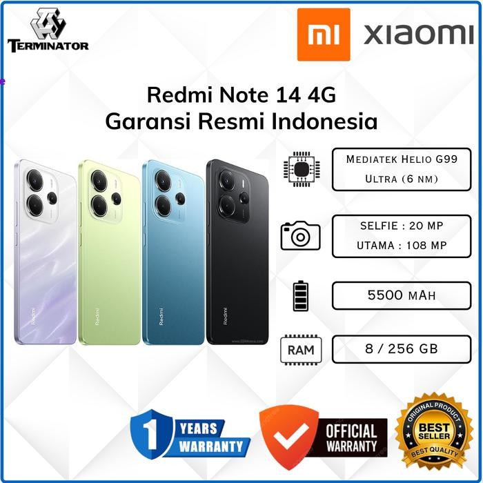 Xiaomi Redmi Note 14 4G Nfc Ram 8 / 256 Gb Garansi Resmi Indonesia