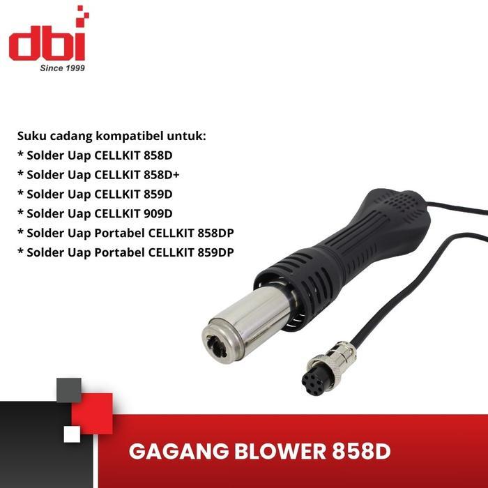 Gagang Blower - Solder Uap Digital 858 CELLKIT