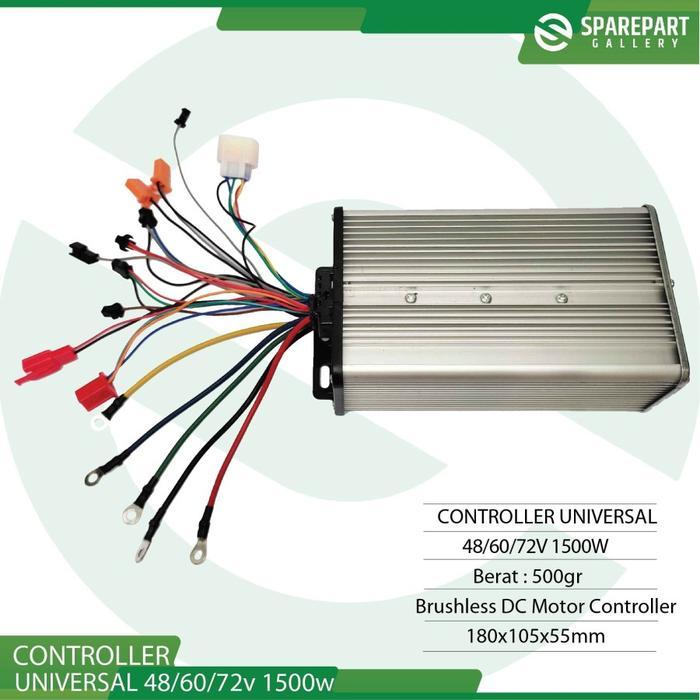 BLDC Motor Controller Universal 48/60/72v 1500W