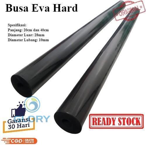 Busa Eva Hard Hitam Panjang 20cm 40cm 60cm Diameter Lubang 10mm 15mm Gagang Pancing Atau Spon Keras
