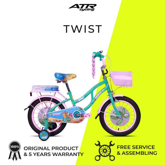 Alinja - Sepeda Anak Perempuan Kids Bike United Twist 16 Inch 20 Terbaru 