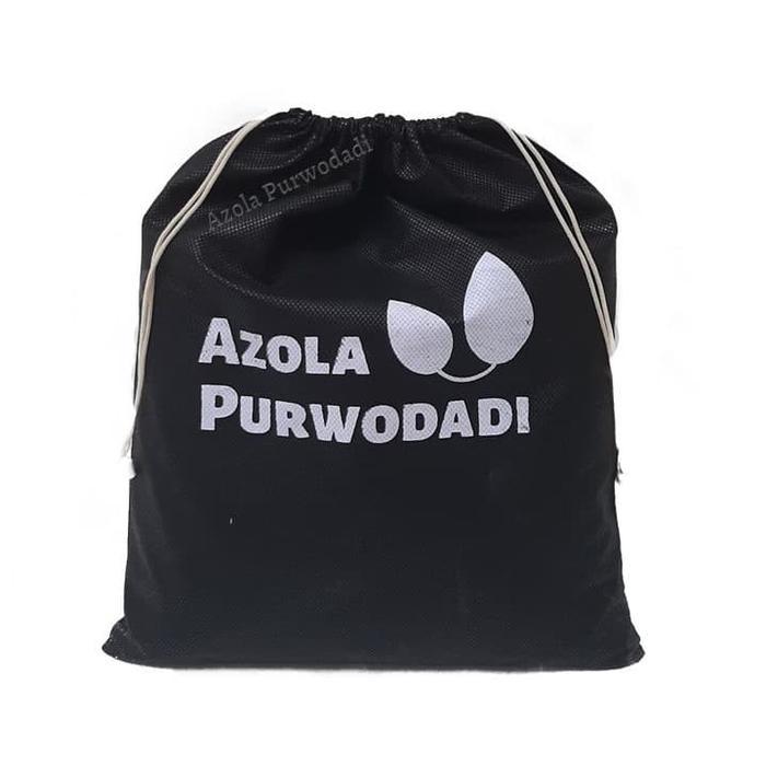 STOK TERBATAS Tas Serut Wadah Pupuk Azolla 25x30 cm Tas Pouch Pupuk Azolla Wolffia
