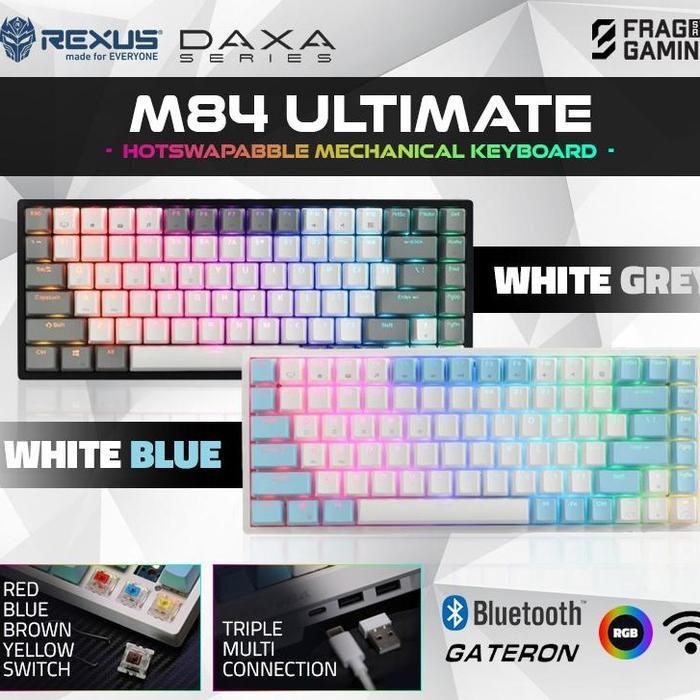 Rexus Daxa M84 Ultimate Wireless / BT / Wired Mechanical Keyboard