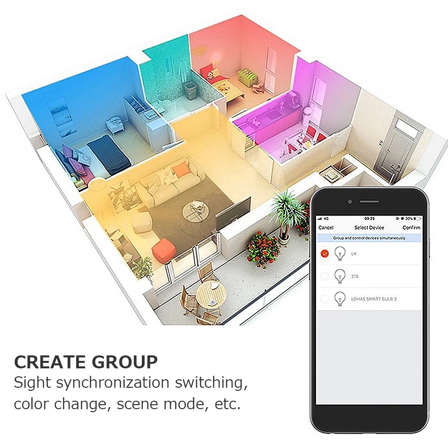 5W 7W 9W 220V 110V Tuya WiFi Smart GU10 LED Bulb Smart Life App GU10 LED Lamp Spotlight Works with