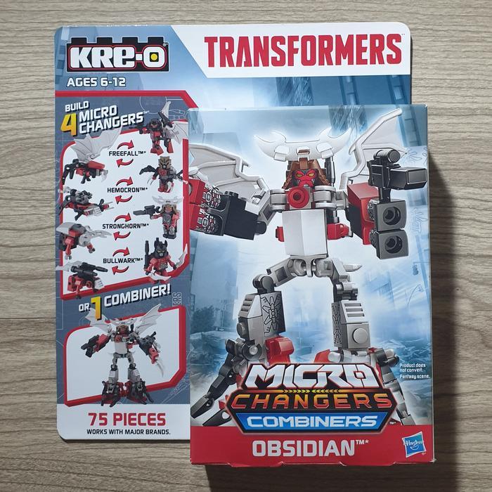 HOT SALE KRE-O TRANSFORMERS MICRO CHANGERS COMBINERS : OBSIDIAN TERMURAH