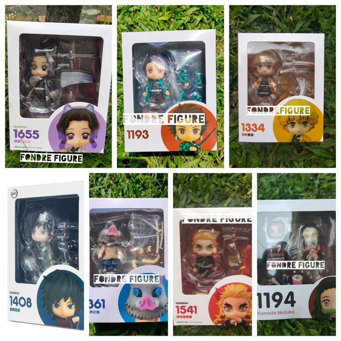 HOT SALE NENDOROID INOSUKE ZENITSU TANJIRO NEZUKO GIYU KOCHO KYOJURO KIMETSU TERMURAH