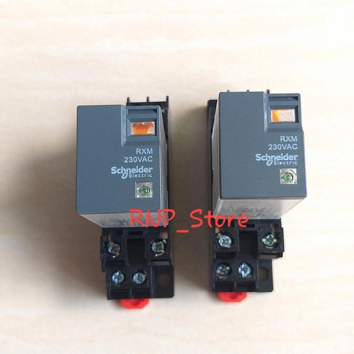 Relay Schneider Rxm 230Vac Terbaru