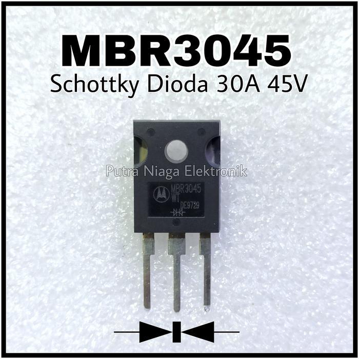 MBR3045 DIODA SCHOTTKY 30A 45V DUAL DIODE SCHOTKY RECTIFIER