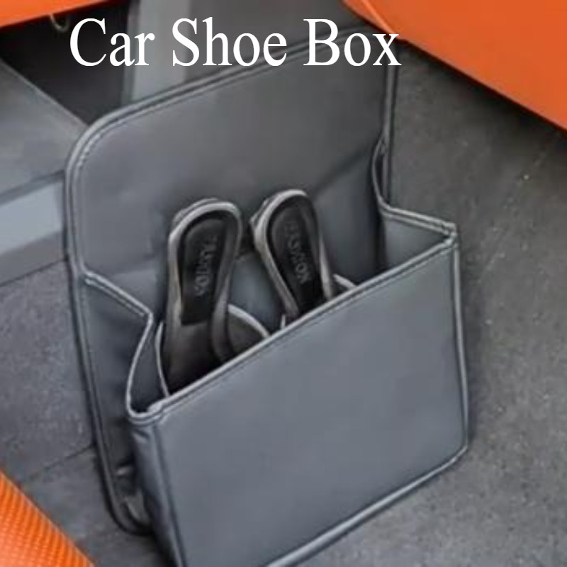 CAR CO-PILOT SHOE STORAGE TRUNK ON THE CAR CAR SHOE BOX SHOE ARTIFACT IN THE WOMEN'S HIGH HEELS