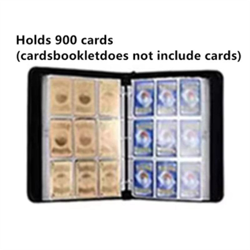 400pcs/900pcs Card Album Book Anime Marvel Spider Man Iron Man Thor Collection Card Zipper Game