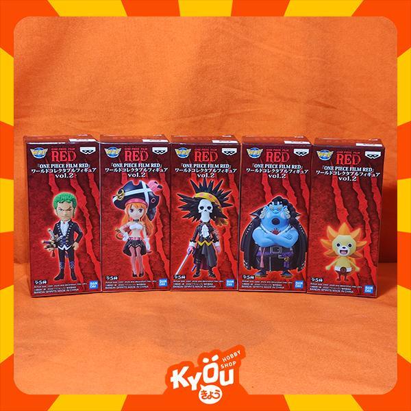 WCF Zoro, Nami, Jinbei, Brook, Thousand Sunny - One Piece RED Vol. 2