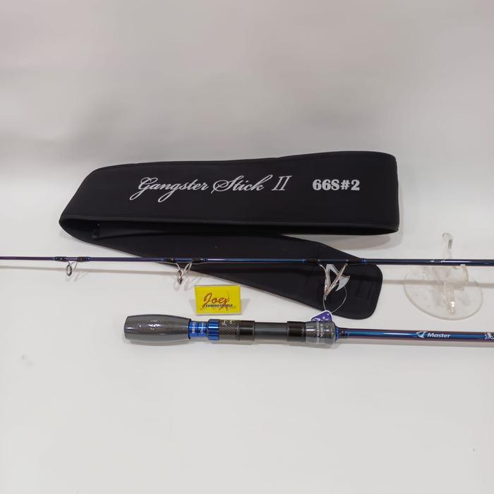JM Gangster Stick II #2S - 6'6" PE 1,2-3 Rod Spinning Joran Pancing Jigging Master Mancing