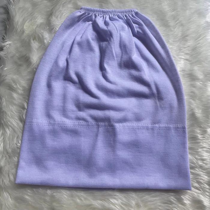 Paket 10 Pcs Ciput Kaos Arab Turky Rayon Jilbab Turki Wanita - Katun Wanita ciput anti pusing Kerudu
