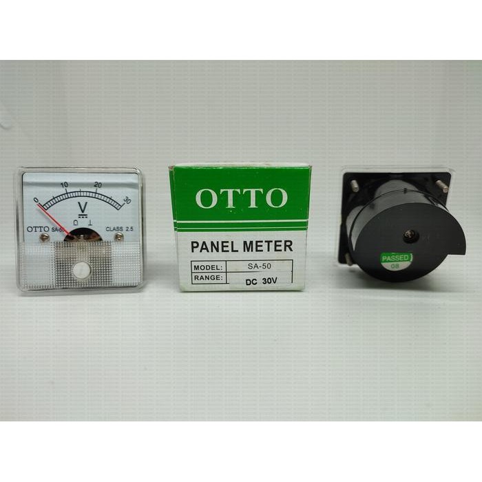 OTTO PANEL METER / AMPER AMPERE VOLT METER SA-50 AC/DC 30A 50A 300V