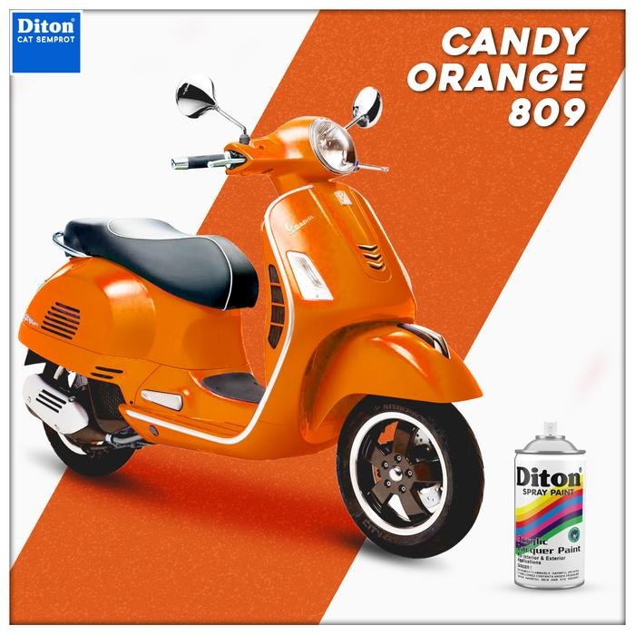 Cat Semprot Diton - Candy Orange 809