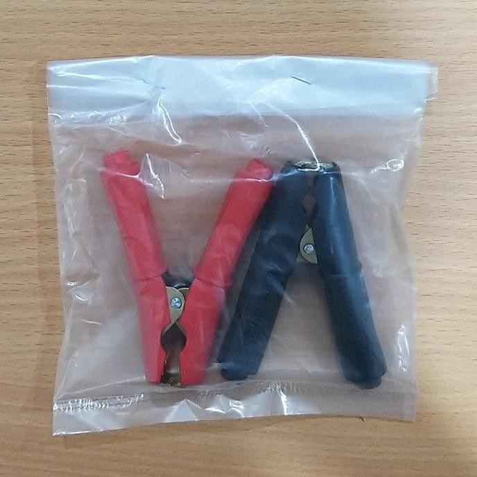 Asahikawa Jepitan Aki Asli Kuningan Jepitan Buaya 100A Merah Hitam