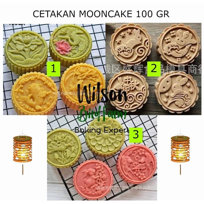 Cetakan Mooncake / Cetakan Kue Bulan / Mooncake Mold 100 gr
