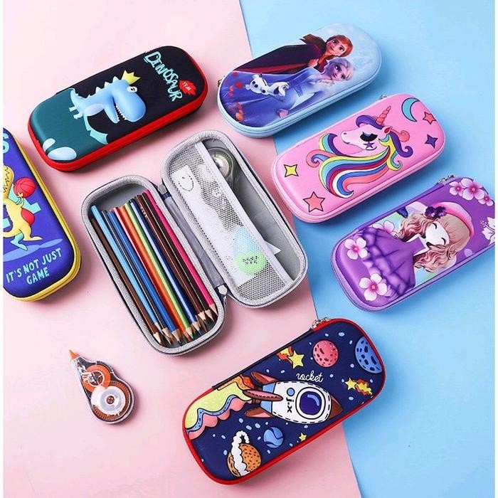 

Tempat Kotak Pensil Anak 3D Karakter Astronot Galaxy Aesthetic Bahan EVA Timbul Anti Air