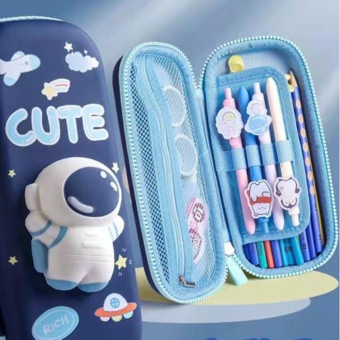 

7S Kotak Pensil Anak Motif SANRIO KUROMI Tempat Pensil Squishy Kotak Pensil Alat Tulis Stationery