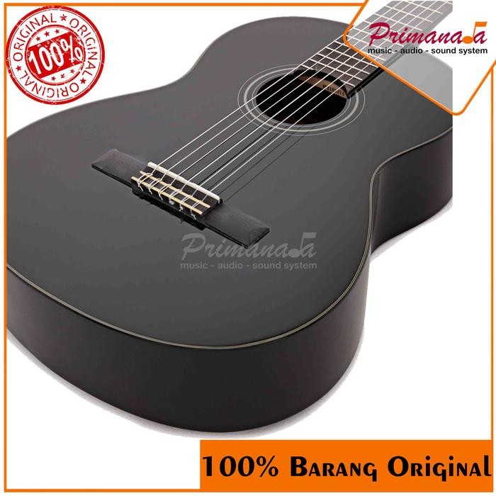 GITAR KLASIK YAMAHA C40 BLACK ORIGINAL CLASSIC GUITAR C-40 HITAM BK
