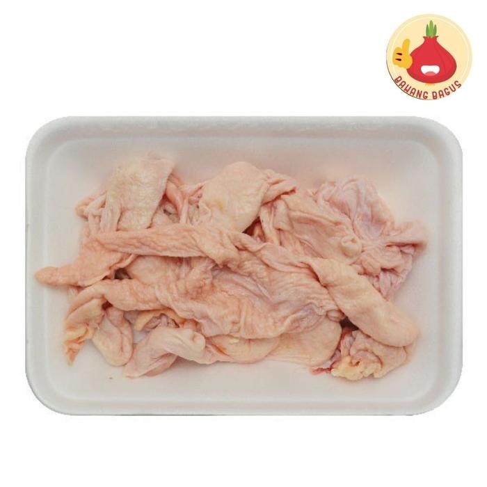 

Pilihan- Kulit Ayam/Kulit Ayam Segar/Kulit Ayam Bersih 500Gr - Bawangbagus