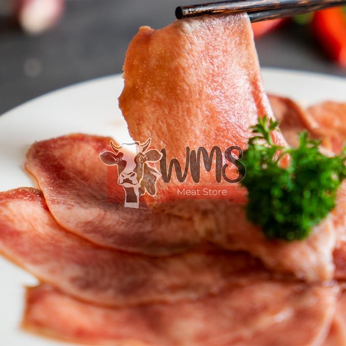 

Pilihan- Beef Tounge Aus Premium Gyutan Slice / Lidah Sapi Slice - 500Grm