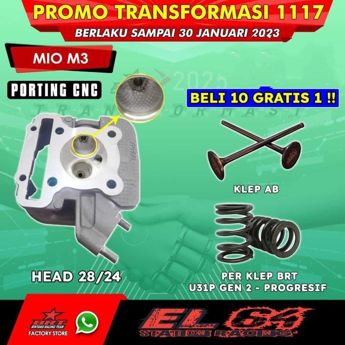 Termurah CILINDER HEAD MIO M3 BRT