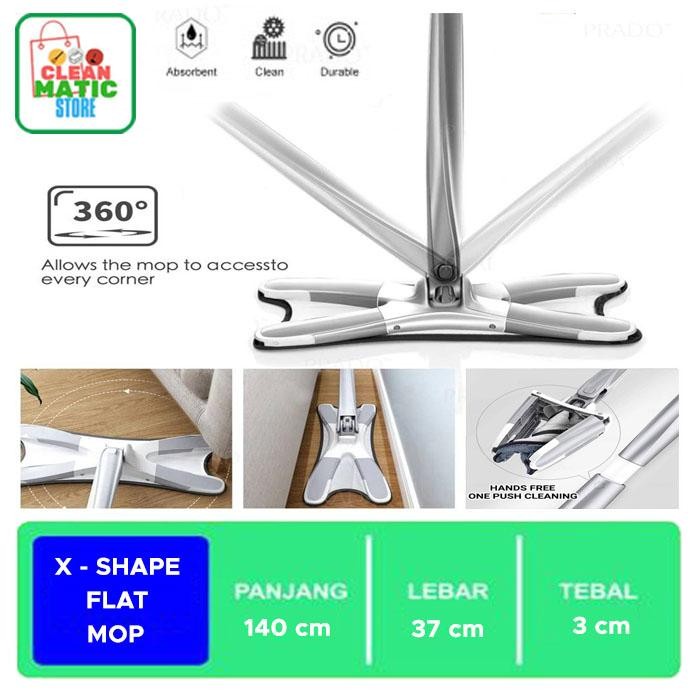 X-SHAPE FLAT MOP / ALAT PEL PRAKTIS