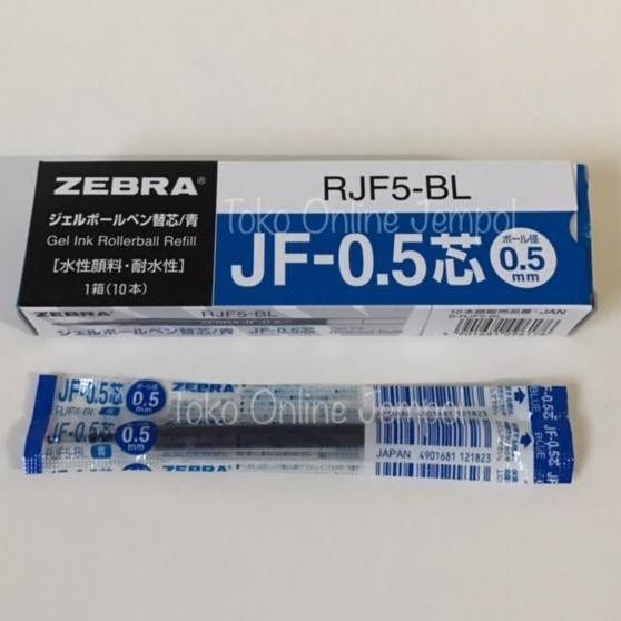 

ATK0323SR RJF5-BL BIRU 0.5 mm isi pen sarasa refill zebra JF 0,5 blue