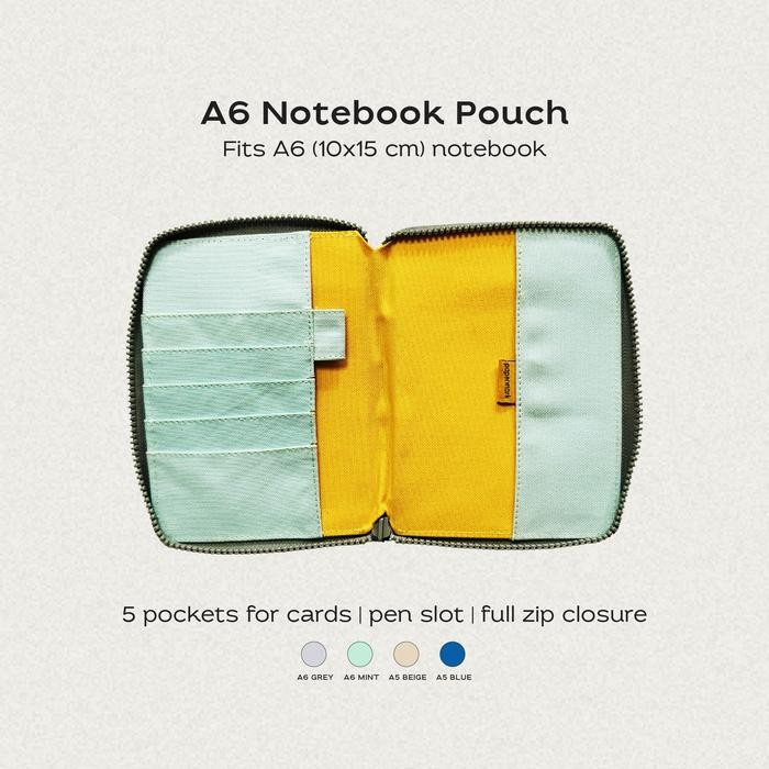 

Papermark A6 Notebook Pouch with Zipper