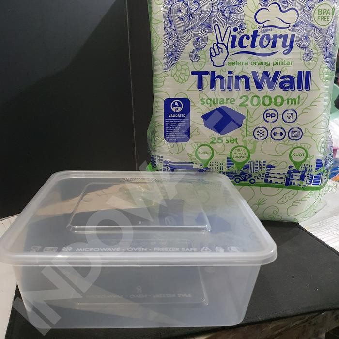 Pilihan- Thinwall Victory 2000 Ml Square