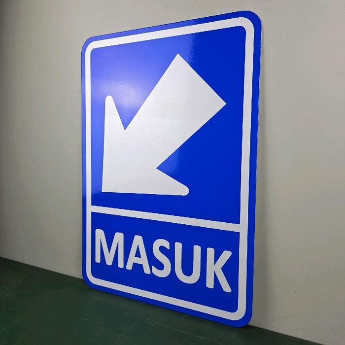 

RAMBU PETUNJUK ARAH MASUK 35CM X 50CM PLAT ALUMUNIUM