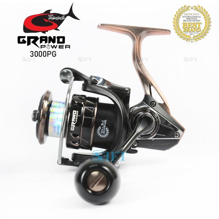 Reel G-TECH GRAND POWER SW 3000 sd 6000 PG Power Handle SaltWater Metal Body Sungai Pasiran Laut