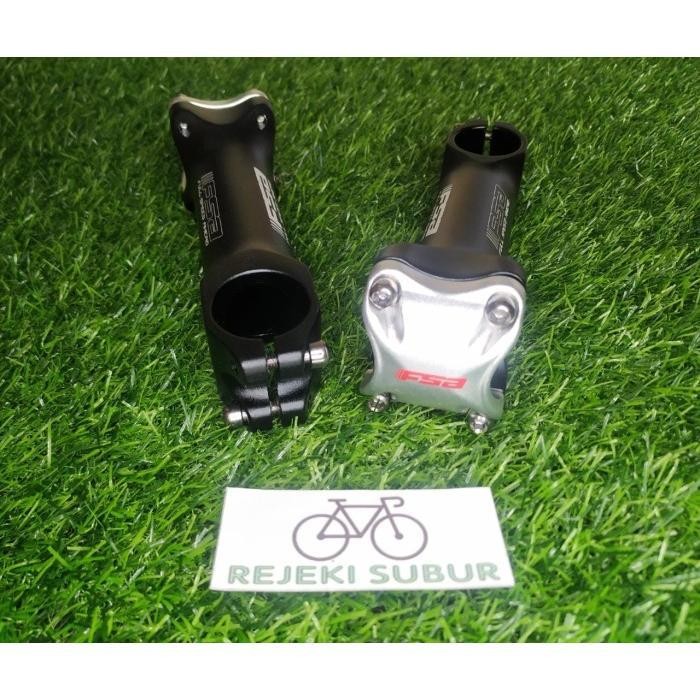 stem FSA putih 12 cm 120 mm hitam 13 130 mm OS oversize sepeda roadbike fixie 31.8